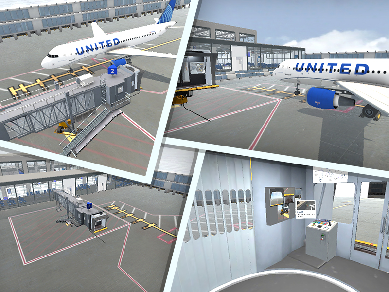 Jet Bridge Simulation